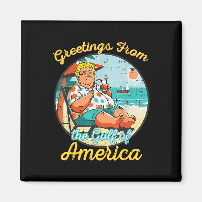 Hälsning från den amerikanska stranden Bukt Magnet (Framsidan)