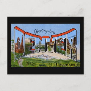 Hälsning från Denver Colorado Vykort