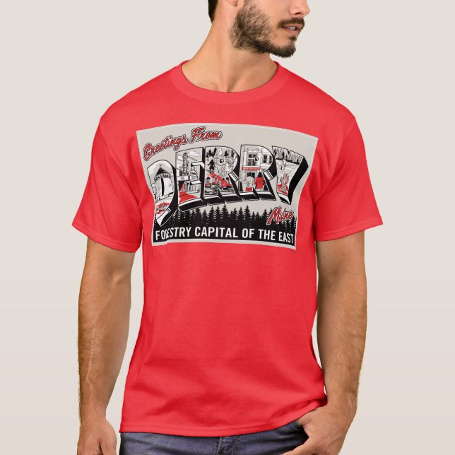 Hälsning från Derry Maine T Shirt (Framsida)