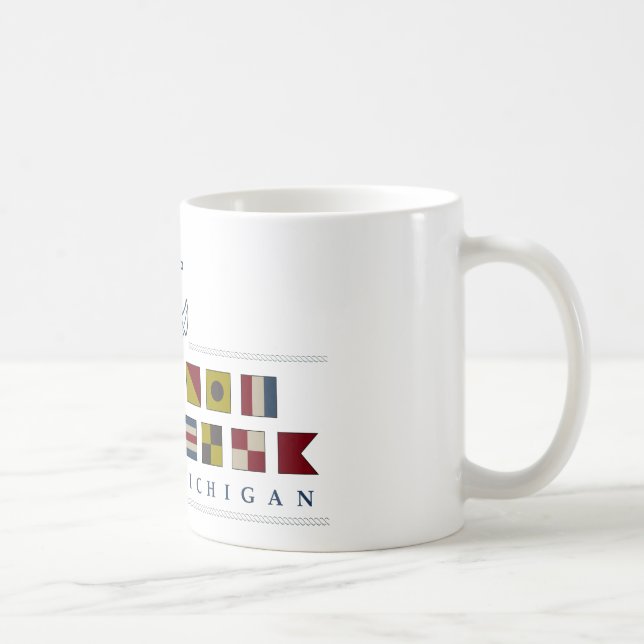 Hälsning från Detroit Kaffemugg (Höger)