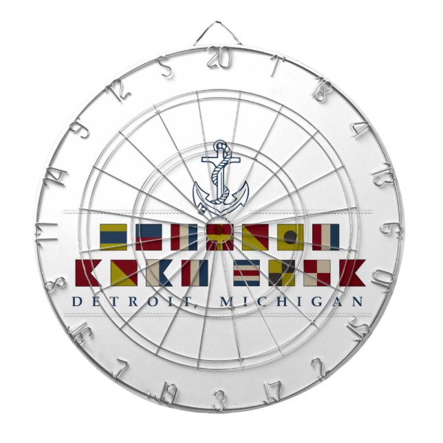 Hälsning från Detroit Piltavla (Framsidan)