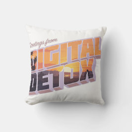 Hälsning från Digital Detox Kudde