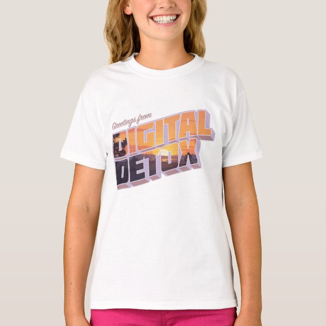 Hälsning från Digital Detox T Shirt (Framsida)