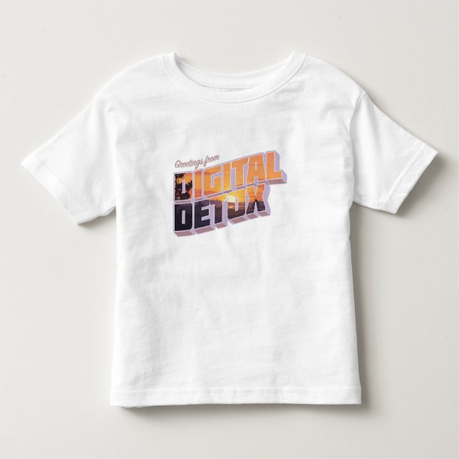 Hälsning från Digital Detox T Shirt (Framsida)