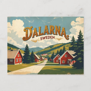 Hälsning från Dlarnas Sverige Vykort