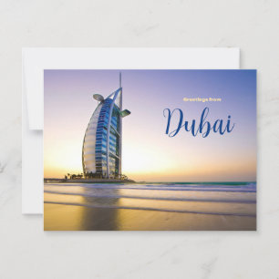 Hälsning från Dubai Postcard Scenia UAE Vykort
