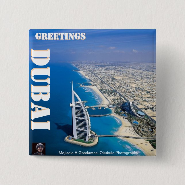 HÄLSNING FRÅN DUBAI VID MOJISOLA A GBADAMOSI KNAPP (Framsida)