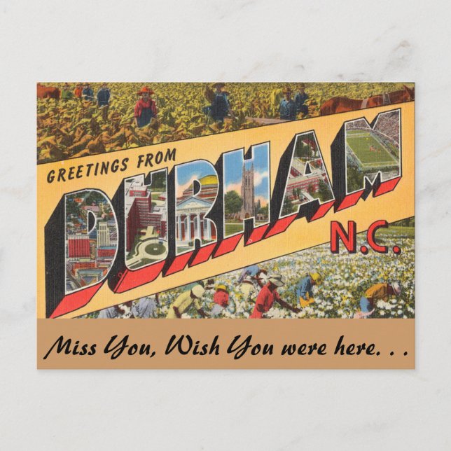 Hälsning från Durham Vykort (Framsida)