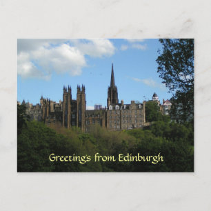 Hälsning från Edinburgh-vykort Vykort