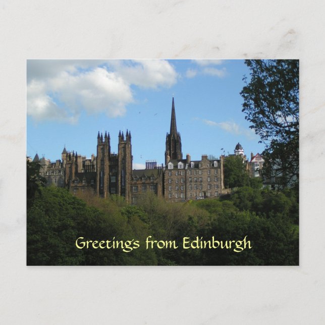 Hälsning från Edinburgh-vykort Vykort (Framsida)