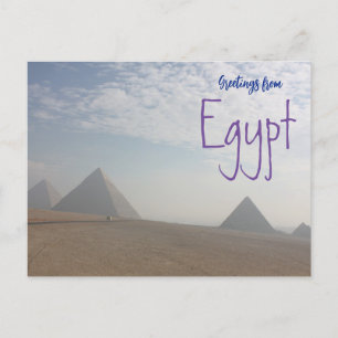 Hälsning från Egyptenen för vykort för egyptiska p