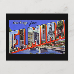 Hälsning från Elmira New York Vykort