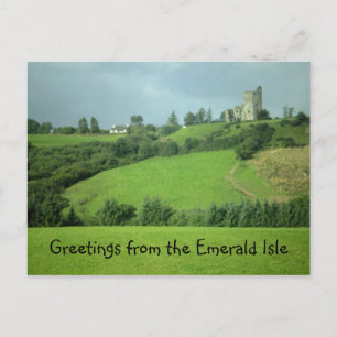 Hälsning från Emerald Isle-vykort Vykort