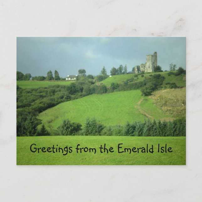 Hälsning från Emerald Isle-vykort Vykort (Framsida)