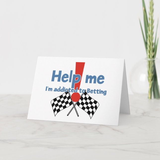 Hälsning från en betningsmissbrukare kort (Framsida)