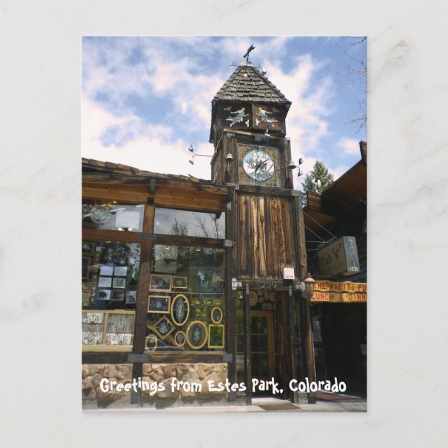 Hälsning från Estes Park-kortet Vykort (Framsida)