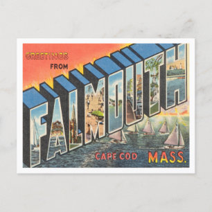 Hälsning från Falmouth Cape Cod, Massachusetts Vykort