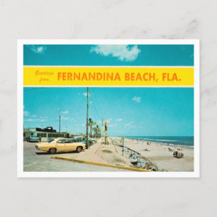 Hälsning från Fernandina Beach, Florida Travel Vykort