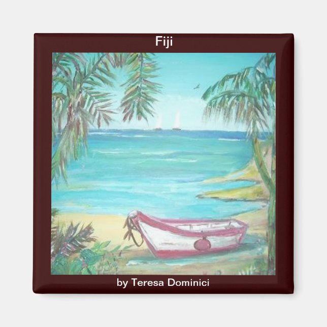 Hälsning från Fiji Magnet (Framsidan)