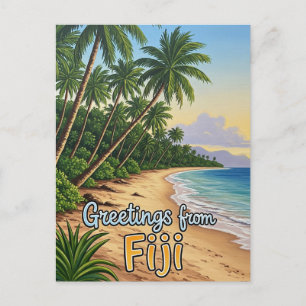 Hälsning från Fiji Vykort
