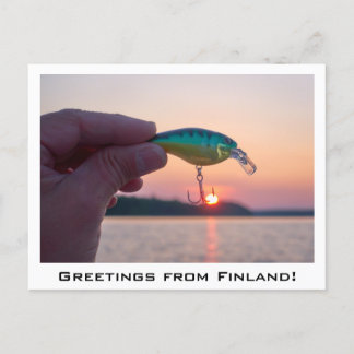 Hälsning från Finland souvenir Vykort