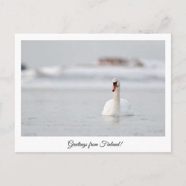 Hälsning från Finland! vykort (Framsida)