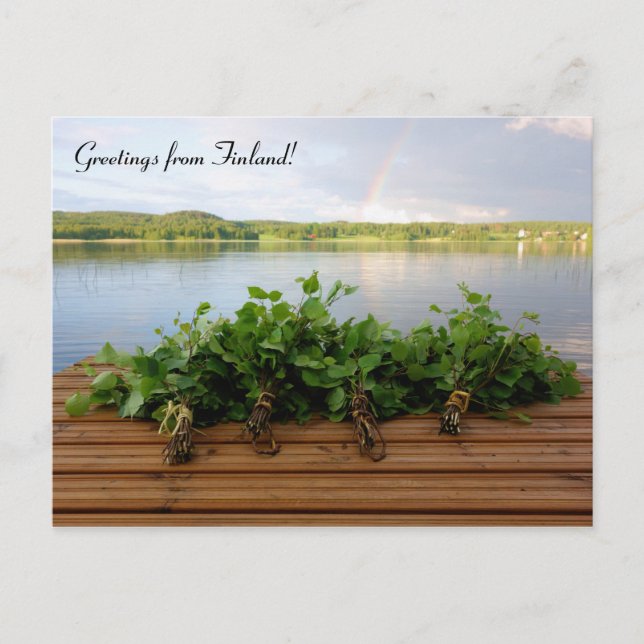 Hälsning från Finlands vykort (Framsida)
