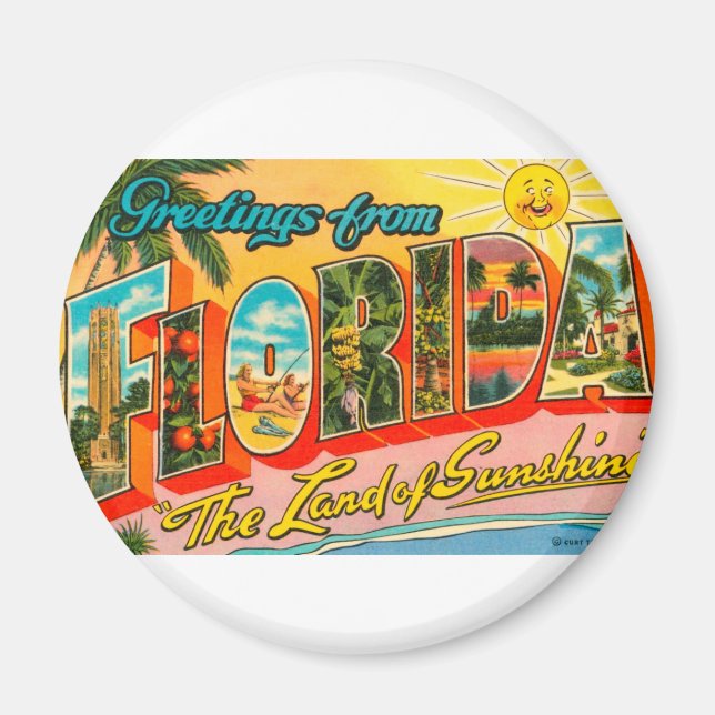 Hälsning från Florida Magnet (Framsidan)