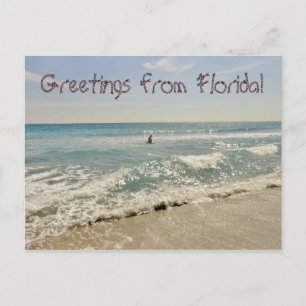 Hälsning från Florida Miami Vykort