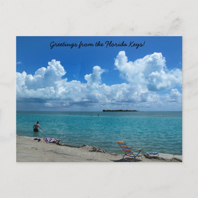 Hälsning från Florida Nycklar vykort (Framsida)