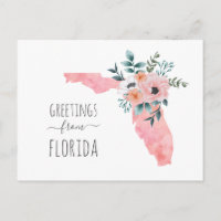 Hälsning från Florida. Resor för blommigt med vatt