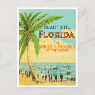 Hälsning från Florida Vintage resor vykort