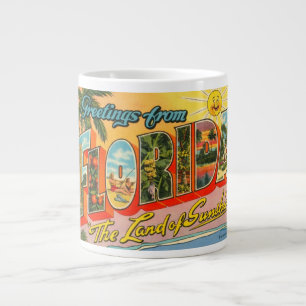 Hälsning från Florida Vintage vykort Jumbo Mugg