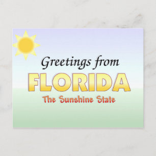 Hälsning från Florida Vykort