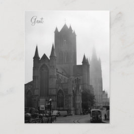 Hälsning från Foggy Gent Vykort