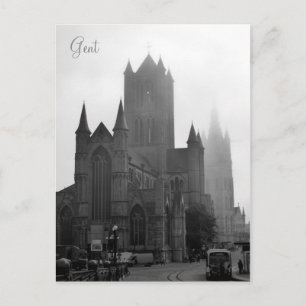 Hälsning från Foggy Gent Vykort