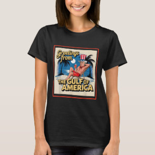 Hälsning från Förenta staternas Bukt Trump Patrio T Shirt