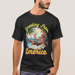 Hälsning från Förenta staternas Bukt Trump Patrio T Shirt