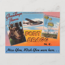 Hälsning från Fort Bragg Vykort