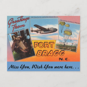 Hälsning från Fort Bragg Vykort