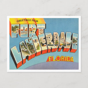 Hälsning från Fort Lauderdale, Florida Travel Vykort