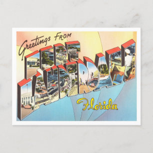 Hälsning från Fort Lauderdale, Florida Travel Vykort