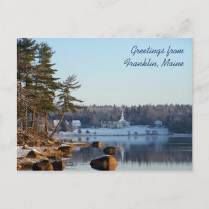 Hälsning från Franklin, Maine Vykort