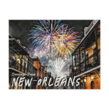 Hälsning från Fransken New Orleans Quarter