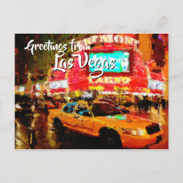 Hälsning från Fremont Street Las Vegas Vykort