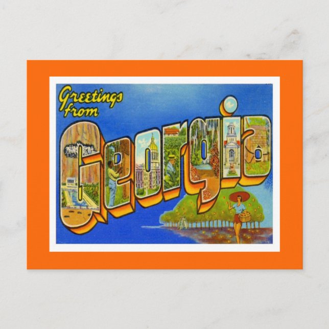 Hälsning från Georgien Vykort (Framsida)