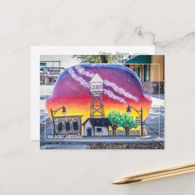 Hälsning från Gilbert, Arizona Vykort (Fram/Back In Situ)