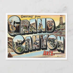 Hälsning från Grand Canyon Arizona vykort