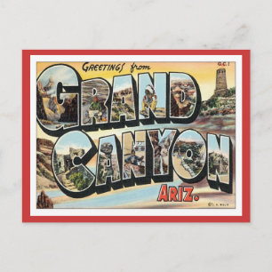 Hälsning från Grand Canyon Arizona Vykort