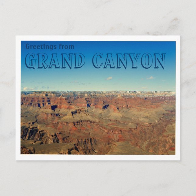 Hälsning från Grand Canyon Vykort (Framsida)